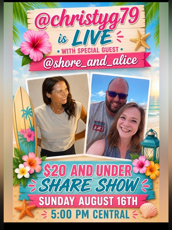 Tops - $20 & Under Share Show @shore_and_alice August 16th 5:00 central-